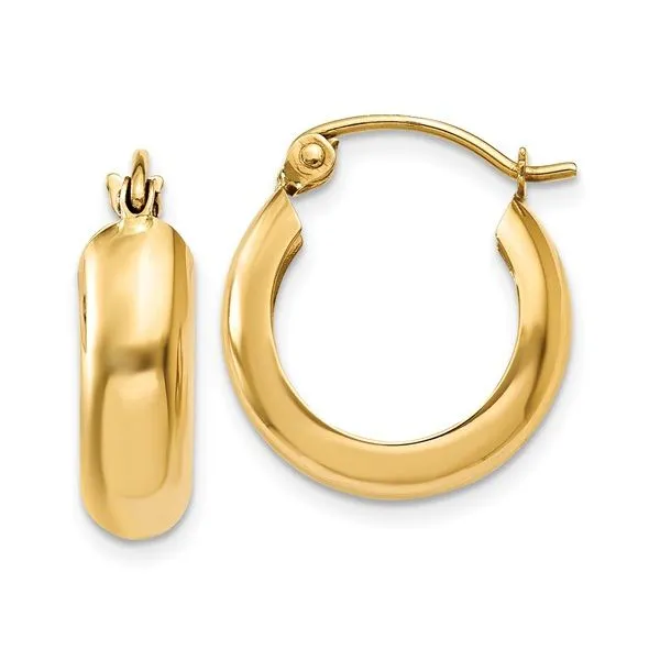 10 Karat Yellow Gold Hoop Earrings Trinity Jewelers  Pittsburgh, PA