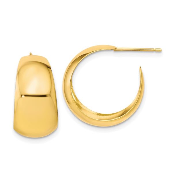 10 Karat Yellow Gold Hoop Earring Trinity Jewelers  Pittsburgh, PA