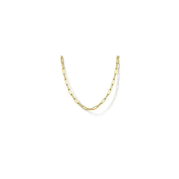 14 Karat Yellow Gold Paper Clip Chain Trinity Jewelers  Pittsburgh, PA