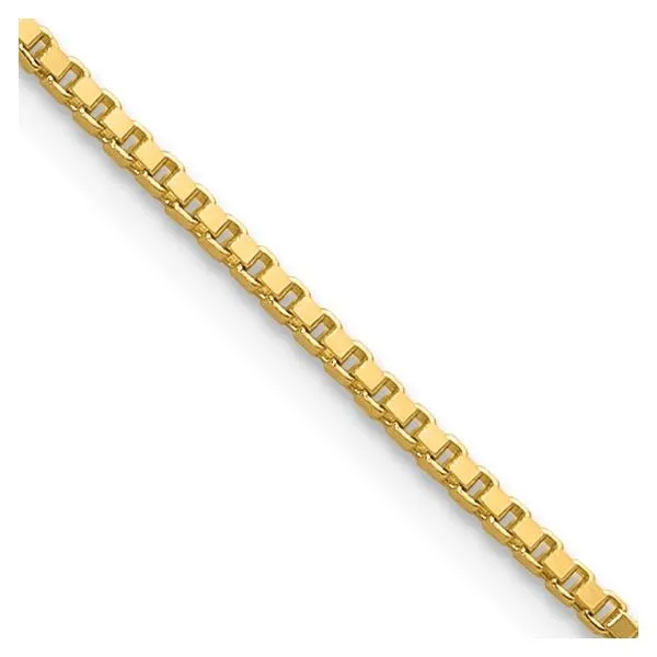 14 Karat Yellow Gold 1.10mm Box Chain Trinity Jewelers  Pittsburgh, PA