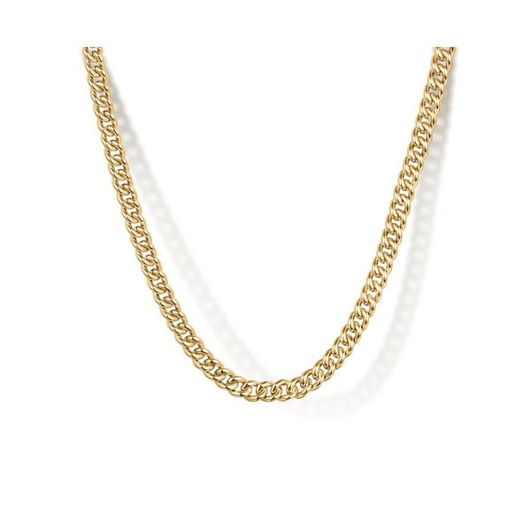 14 Karat Yellow Gold 3mm Hollow Cuban Link Chain Trinity Jewelers  Pittsburgh, PA