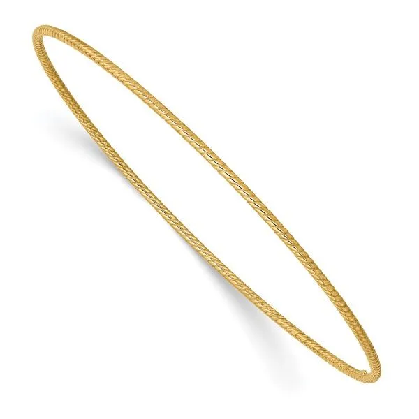 14 Karat Yellow Gold Bangle Bracelet Trinity Jewelers  Pittsburgh, PA