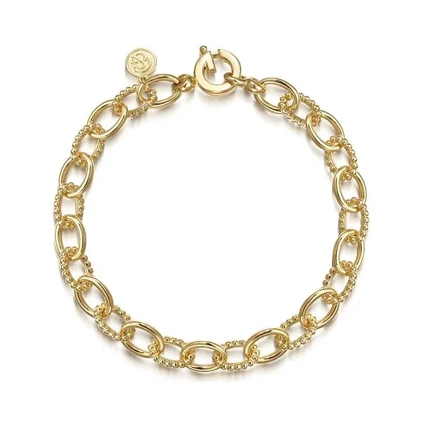 14 Karat Yellow Gold Bracelet Trinity Jewelers  Pittsburgh, PA