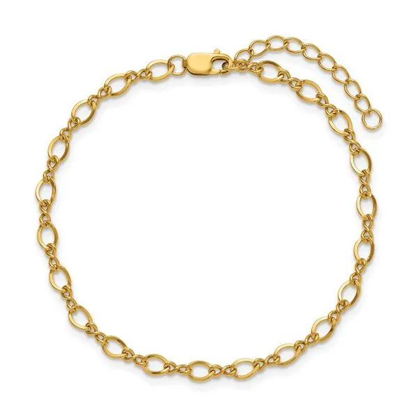 14 Karat Gold Filled Fancy Figaro Bracelet Trinity Jewelers  Pittsburgh, PA