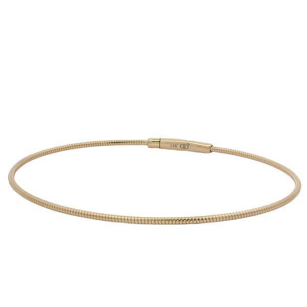 14 Karat Yellow Gold Tracer Bangle Bracelet Trinity Jewelers  Pittsburgh, PA