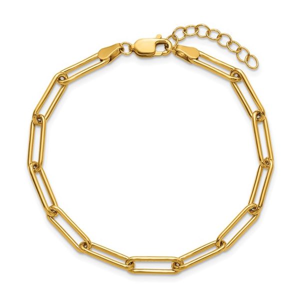 14 Karat Gold Filled Paperclip Link Bracelet Trinity Jewelers  Pittsburgh, PA