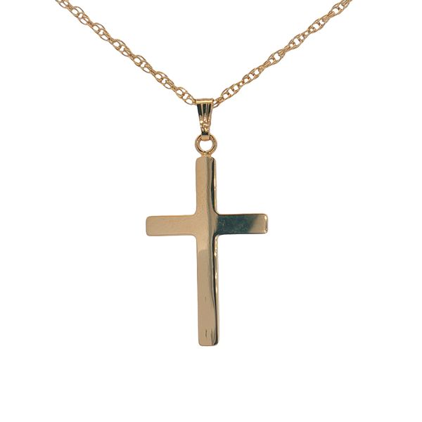 14 Karat Gold Filled Plain Cross Pendant Trinity Jewelers  Pittsburgh, PA