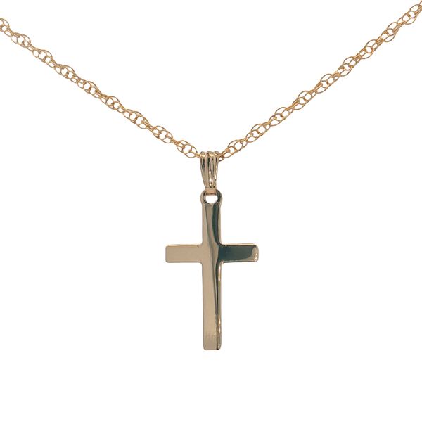 14 Karat Gold Filled Plain Cross Pendant Trinity Jewelers  Pittsburgh, PA