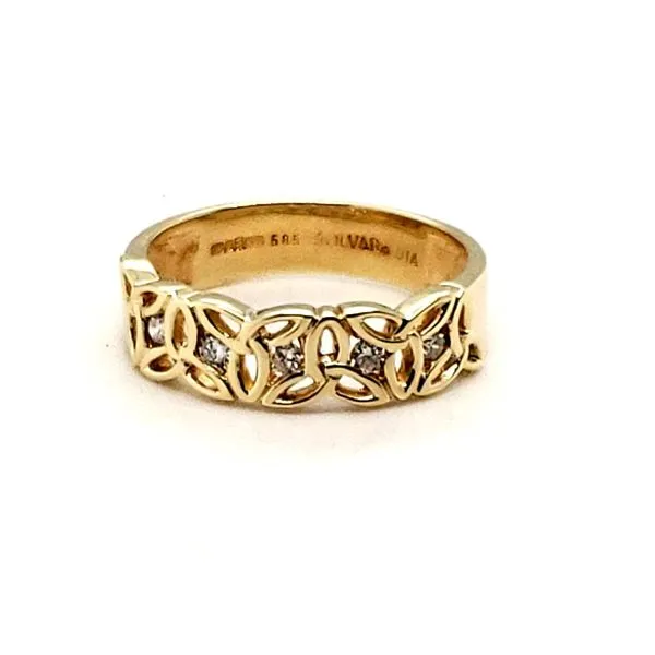 14 Karat Yellow Gold Celtic Trinity Knot Ring Trinity Jewelers  Pittsburgh, PA