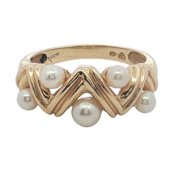 14 Karat Yellow Gold Pearl Ring Trinity Jewelers  Pittsburgh, PA