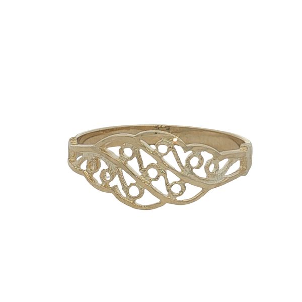 14 Karat Yellow Gold Filigree Ring Trinity Jewelers  Pittsburgh, PA
