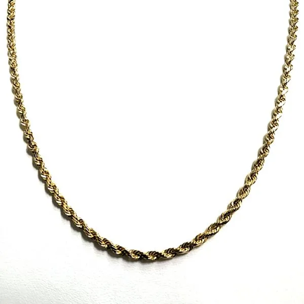 14 Karat Yellow Gold Rope Chain Trinity Jewelers  Pittsburgh, PA