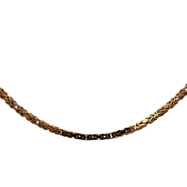 14 Karat Yellow Gold Byzantine Chain Trinity Jewelers  Pittsburgh, PA