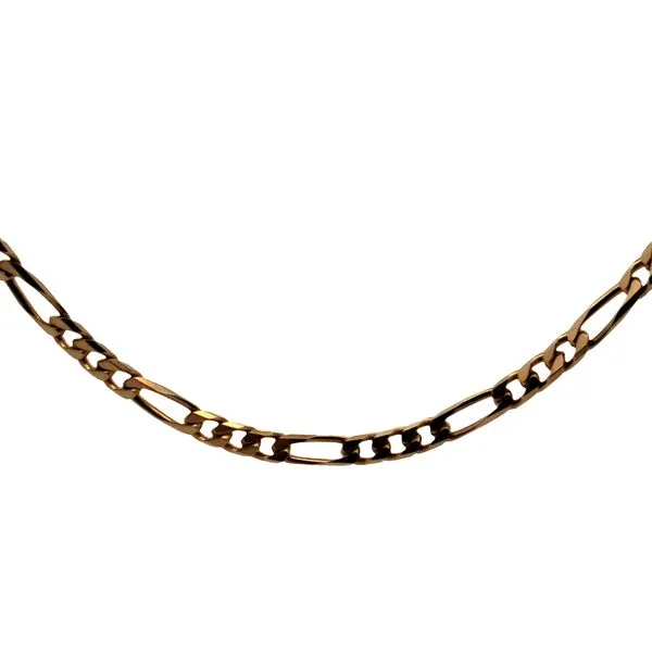 14 Karat Yellow Gold Figaro Chain Trinity Jewelers  Pittsburgh, PA