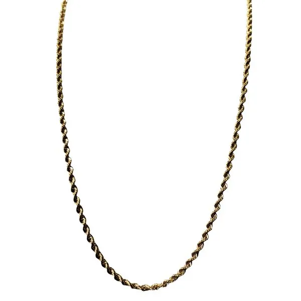 14 Karat Yellow Gold D/C Rope Chain Trinity Jewelers  Pittsburgh, PA