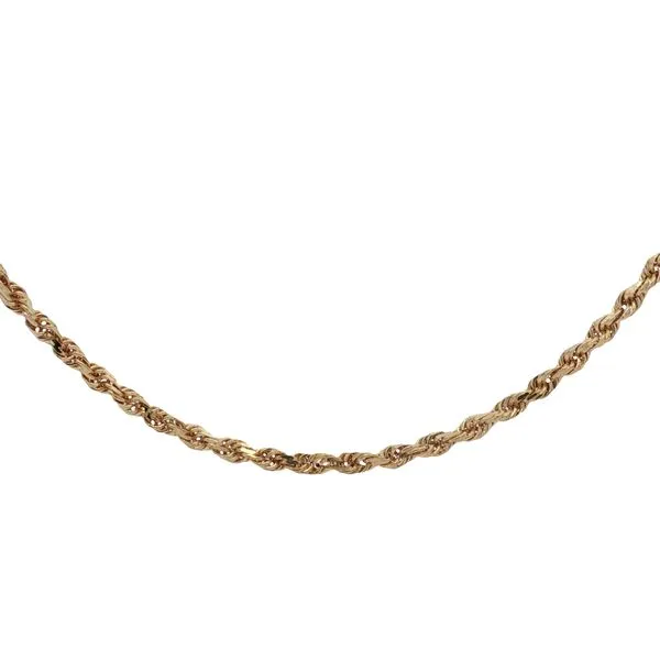 14 Karat Yellow Gold Rope Chain Trinity Jewelers  Pittsburgh, PA