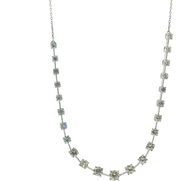 14 Karat White Gold Diamond Necklace Trinity Jewelers  Pittsburgh, PA