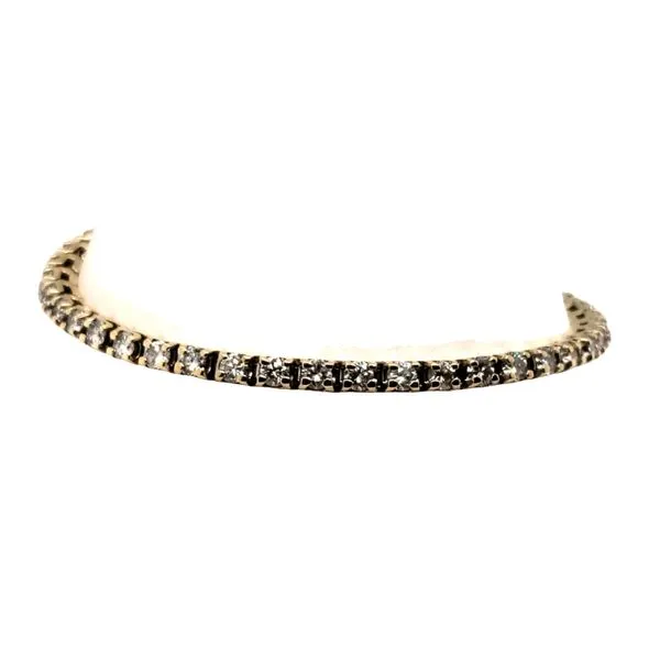 14 Karat Yellow Gold Diamond Tennis Bracelet Trinity Jewelers  Pittsburgh, PA