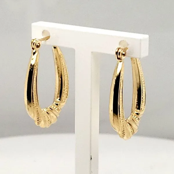14 Karat Yellow Gold Earrings Trinity Jewelers  Pittsburgh, PA