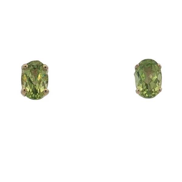 10 Karat Yellow Gold Peridot Earrings Trinity Jewelers  Pittsburgh, PA