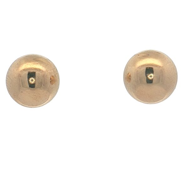 14 Karat Yellow Gold Ball Earrings Trinity Jewelers  Pittsburgh, PA