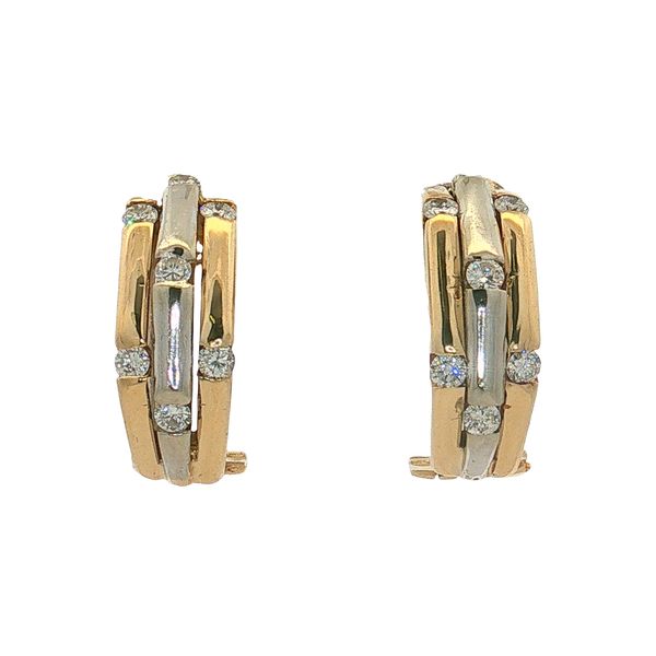 14 Karat Yellow & White Gold Diamond 