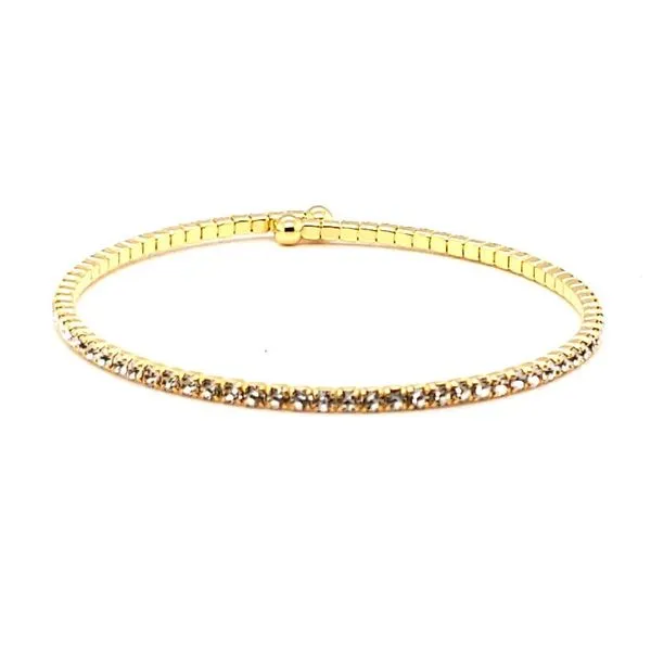 Yellow Single Row Crystal Bracelet Trinity Jewelers  Pittsburgh, PA