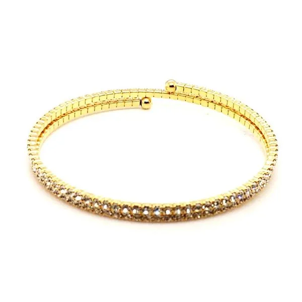 Yellow 2 Row Crystal Bracelet Trinity Jewelers  Pittsburgh, PA