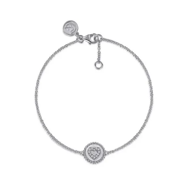 Sterling Silver Diamond Bujukan Heart Bracelet Trinity Jewelers  Pittsburgh, PA