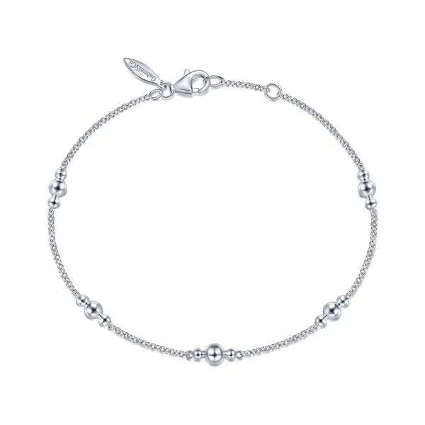 Sterling Silver Beaded Station Bracelet Trinity Jewelers  Pittsburgh, PA