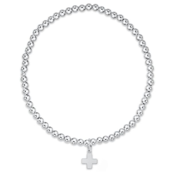 Enewton Classic Sterling 3mm Bracelet - Signature Cross Sterling Charm Trinity Jewelers  Pittsburgh, PA