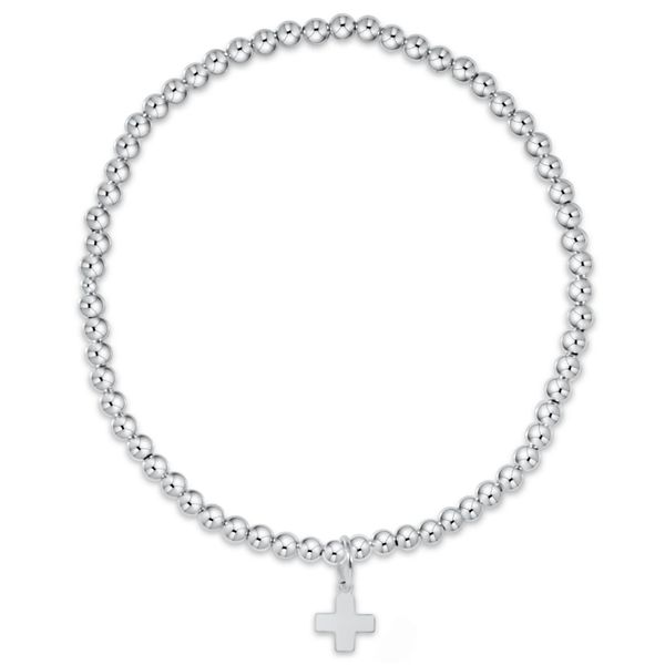 Enewton Extends Classic Sterling 3mm Bracelet - Signature Cross Sterling Charm Trinity Jewelers  Pittsburgh, PA