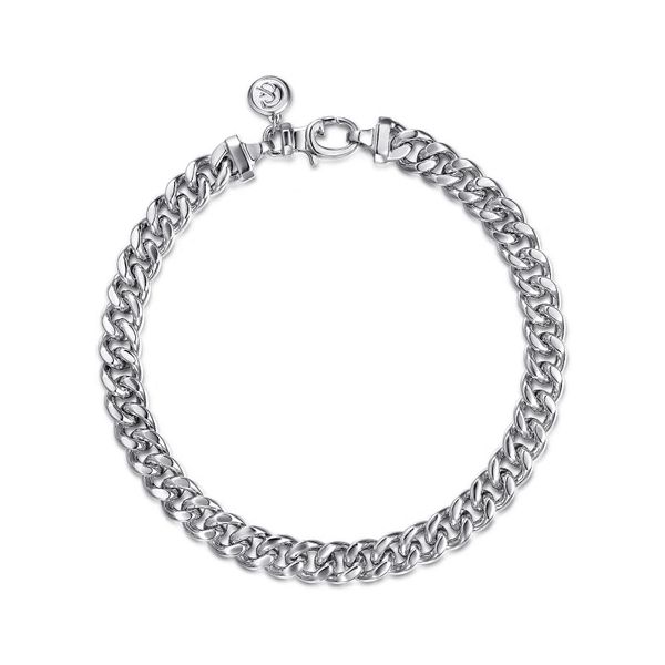Sterling Silver 7mm Solid Link Chain Bracelet Trinity Jewelers  Pittsburgh, PA