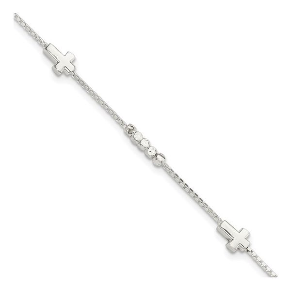 Sterling Silver Cross Bracelet Trinity Jewelers  Pittsburgh, PA