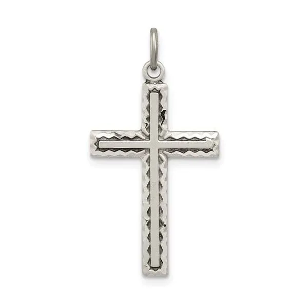 Sterling Silver Antiqued Cross Pendant Trinity Jewelers  Pittsburgh, PA