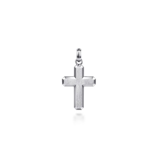 Men's Sterling Silver Cross Pendant Trinity Jewelers  Pittsburgh, PA