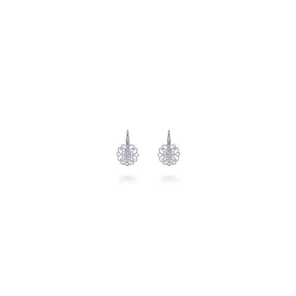 Sterling Silver White Sapphire Earrings Trinity Jewelers  Pittsburgh, PA