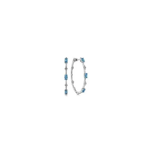 Sterling Silver Blue Topaz Earrings Trinity Jewelers  Pittsburgh, PA