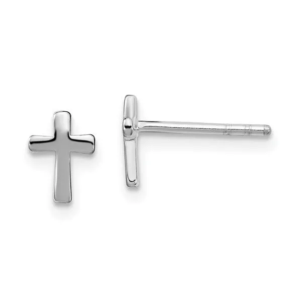 Sterling Silver Cross Earrings Trinity Jewelers  Pittsburgh, PA