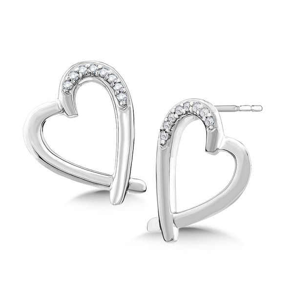 Sterling Silver Diamond Earrings Trinity Jewelers  Pittsburgh, PA