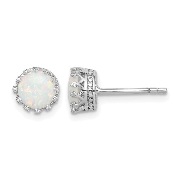 Sterling Silver Opal Earrings Trinity Jewelers  Pittsburgh, PA