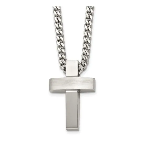 Stainless Steel Cross Necklace Trinity Jewelers  Pittsburgh, PA