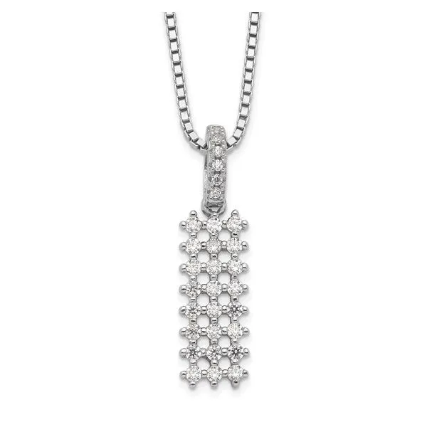 Sterling Silver Cubic Zirconia Pendant Trinity Jewelers  Pittsburgh, PA