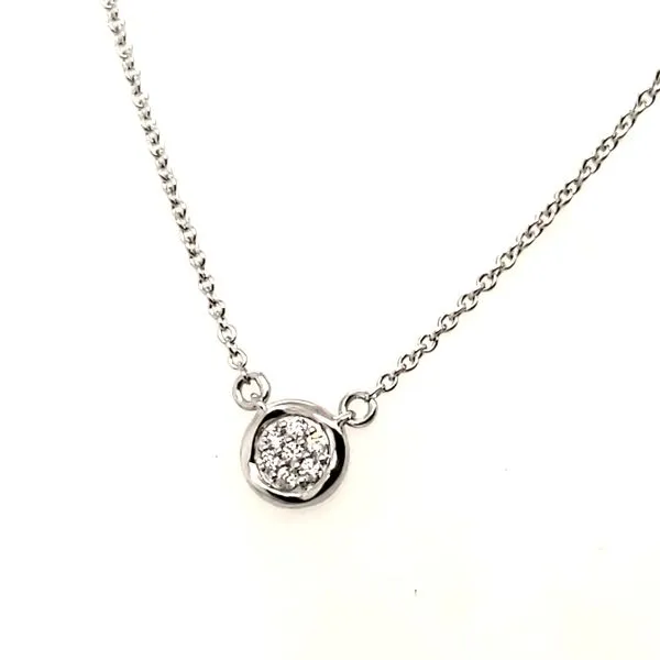 Sterling Silver Diamond Circle Necklace Trinity Jewelers  Pittsburgh, PA