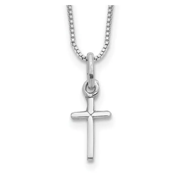 Sterling Silver Petite Cross Pendant Trinity Jewelers  Pittsburgh, PA