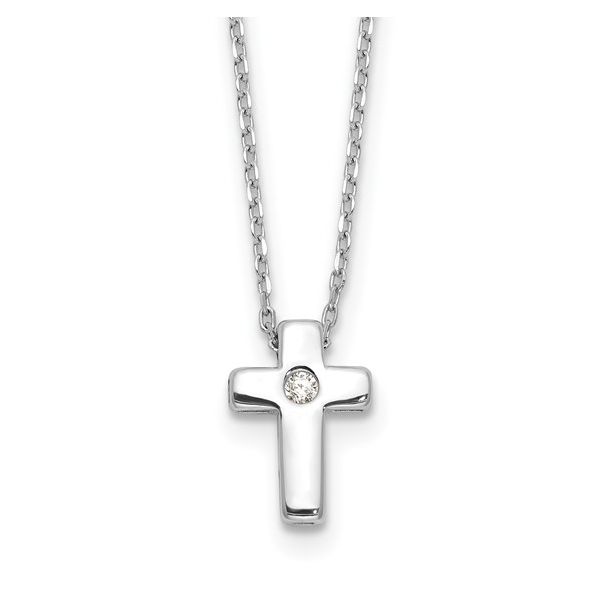 Sterling Silver Cz Cross Jewelry Trinity Jewelers  Pittsburgh, PA