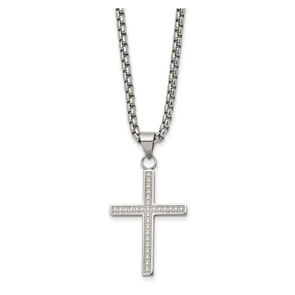 Stainless Steel Cross Pendant Trinity Jewelers  Pittsburgh, PA