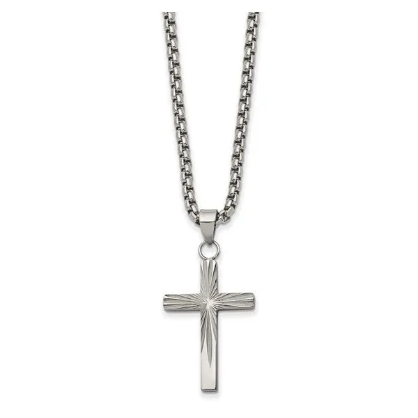 Stainless Steel Cross Pendant Trinity Jewelers  Pittsburgh, PA