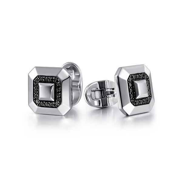 Sterling Silver Black Spinel Cufflinks Trinity Jewelers  Pittsburgh, PA