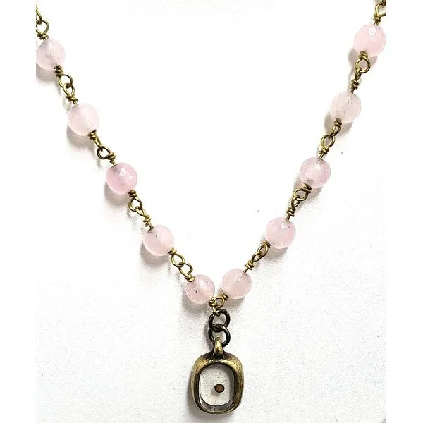 Poppy & Jewel Rose Quartz Necklace Trinity Jewelers  Pittsburgh, PA